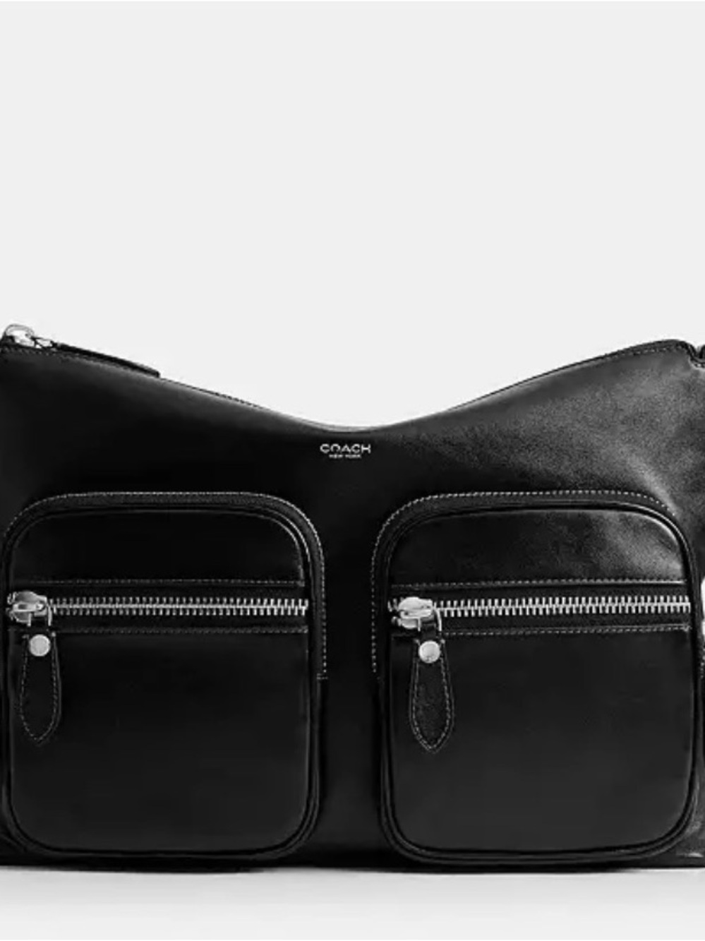 Coach brand new Domino file bag glazed leather see all photos